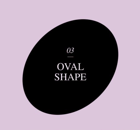 Oval Shape Cosmetic bottle
